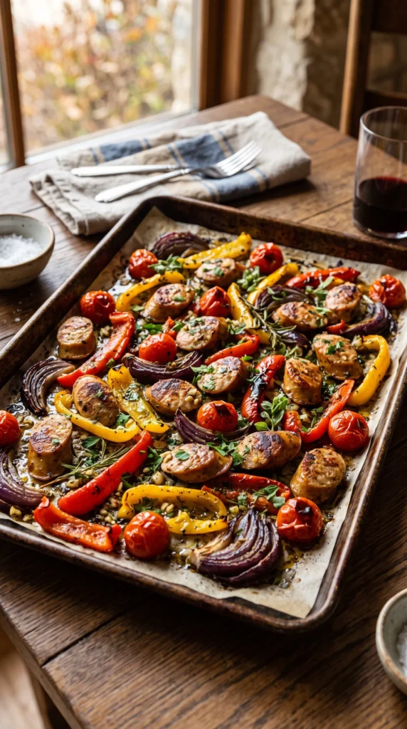 Mediterranean Sausage and Peppers