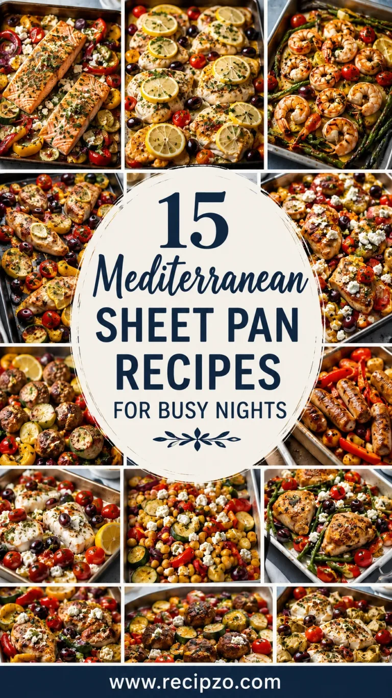 Mediterranean Sheet Pan Recipes for Busy Nights