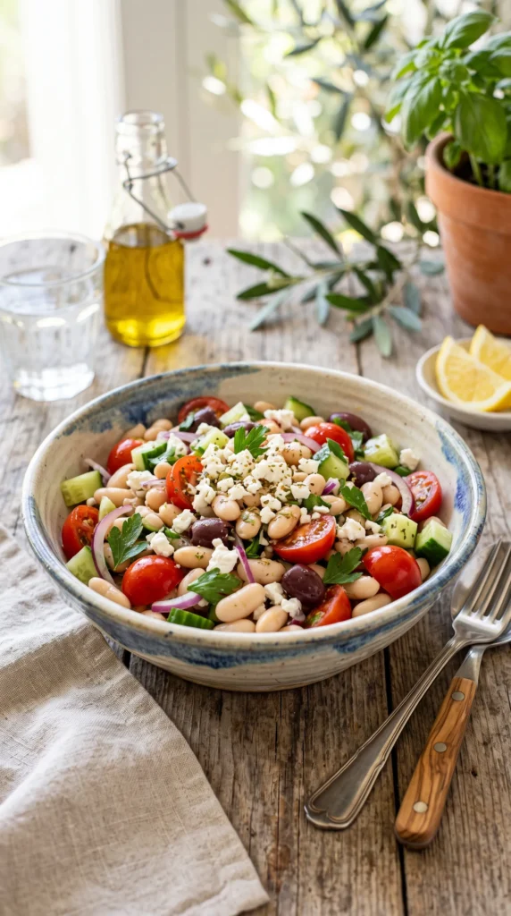 Mediterranean White Bean Salad
