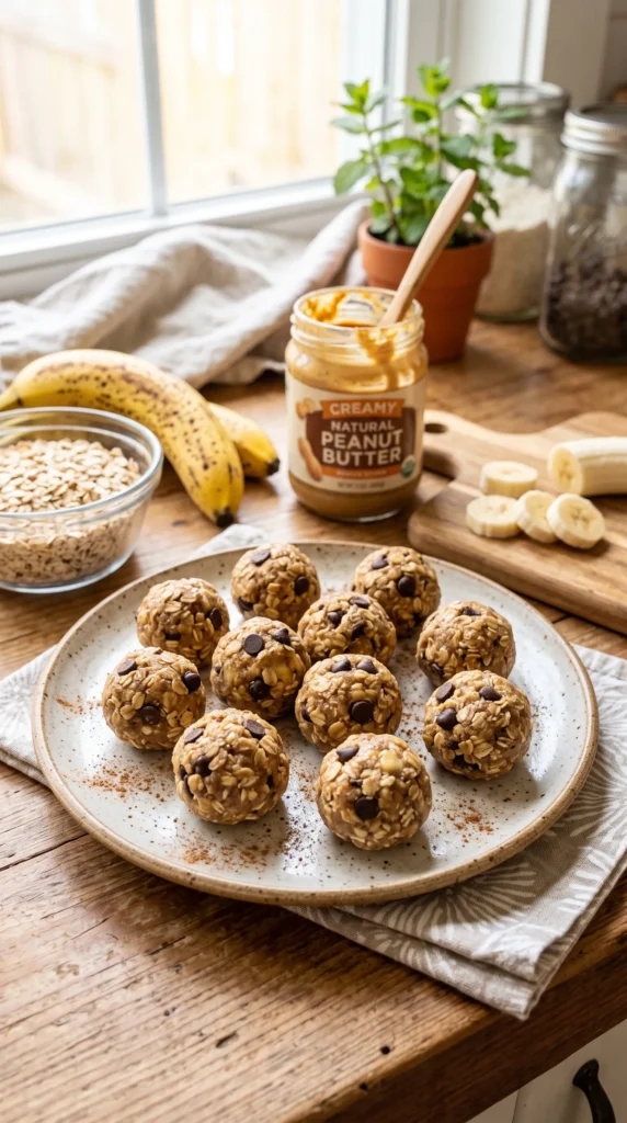 Peanut Butter Banana Energy Balls