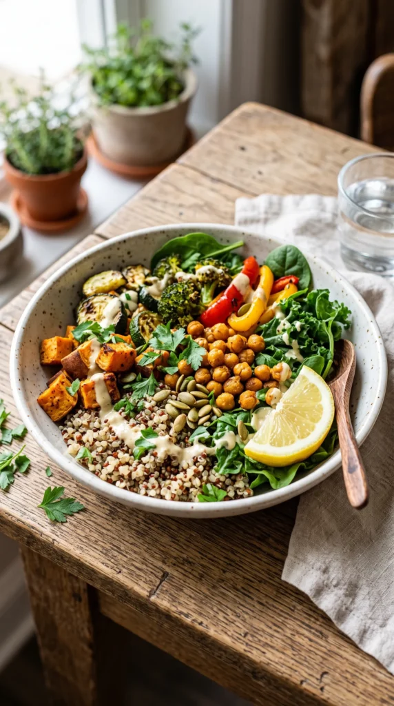 Quinoa and Roasted Vegetable Bowl