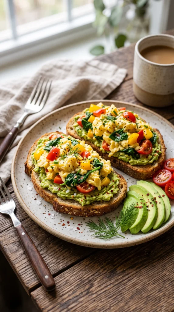 Veggie Egg and Avocado Toast
