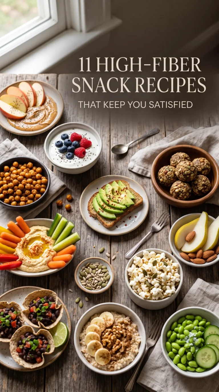 11 High-Fiber Snack Recipes That Keep You Satisfied