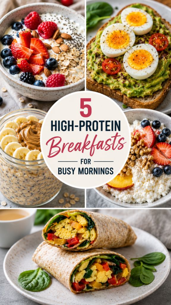 5 High-Protein Breakfasts For Busy Mornings