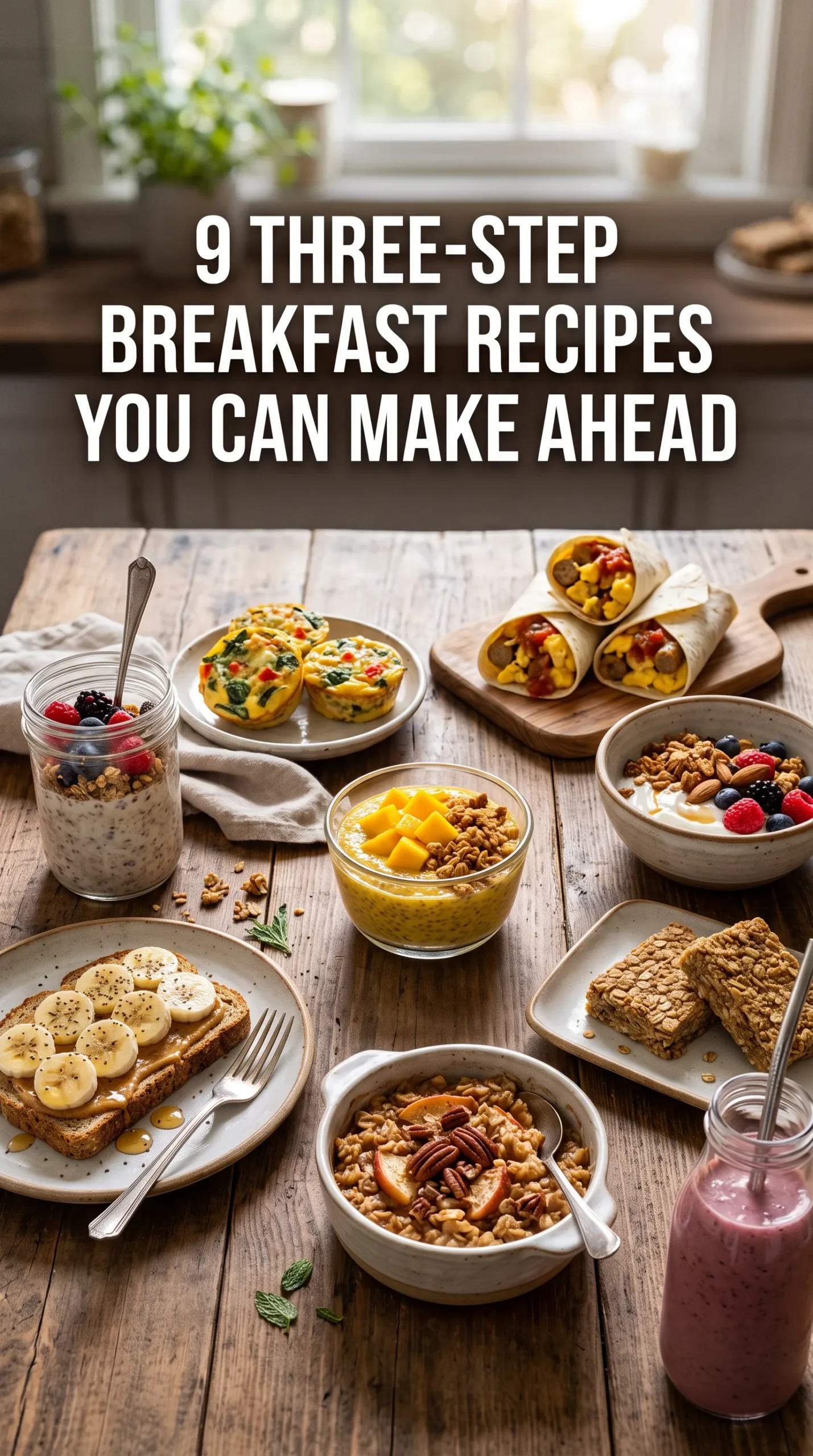9 Three-Step Breakfast Recipes You Can Make Ahead