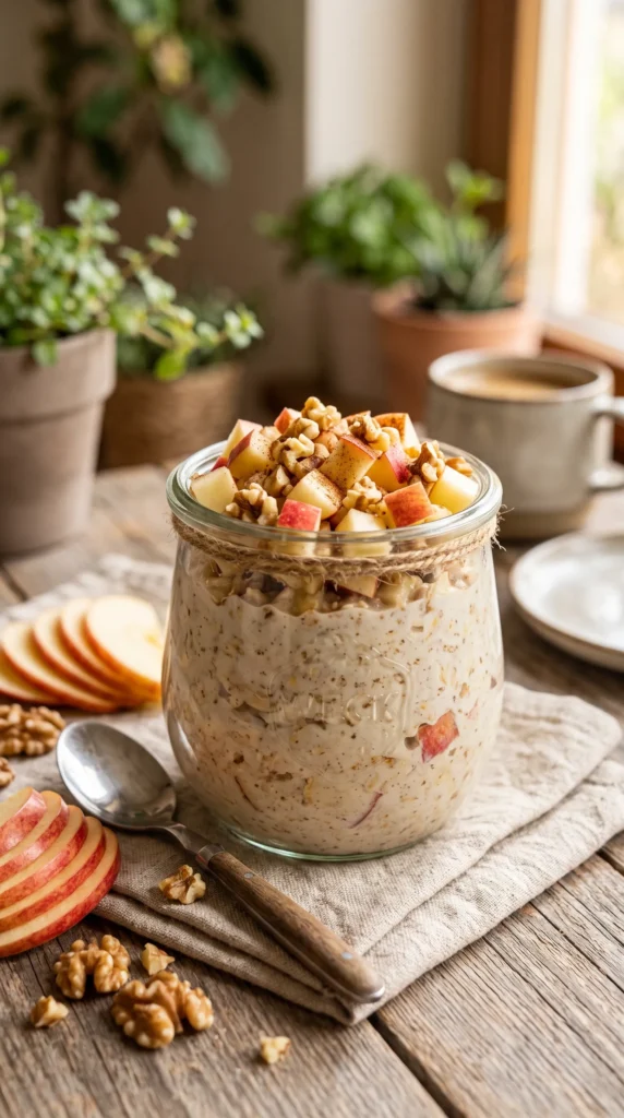 Apple Cinnamon Overnight Oats