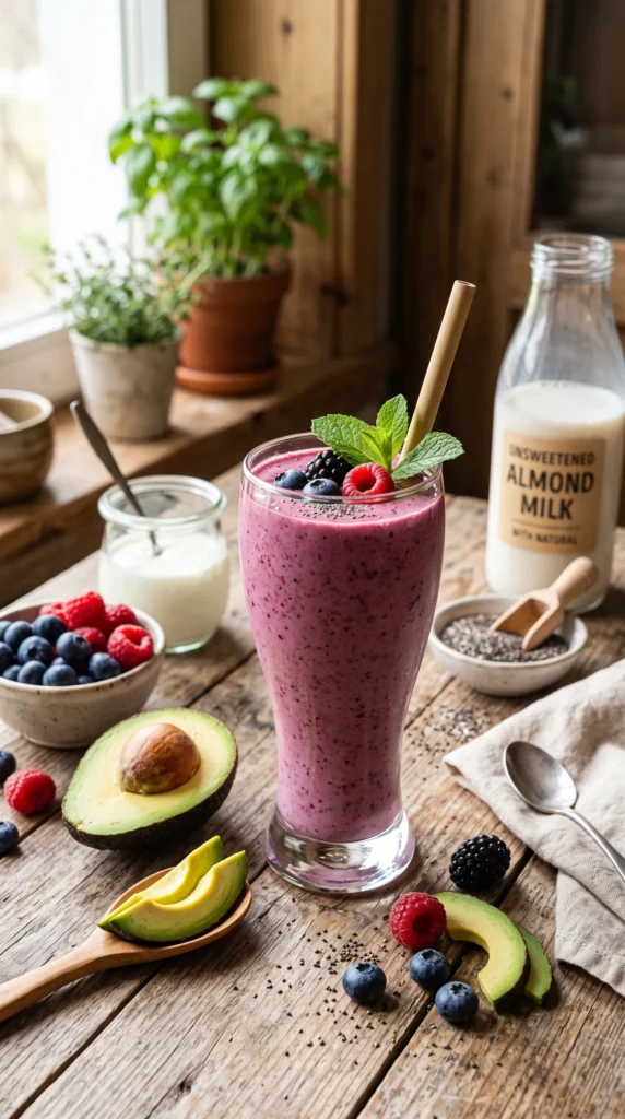 Avocado Berry Smoothie