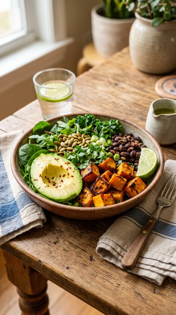Avocado Sweet Potato Bowl