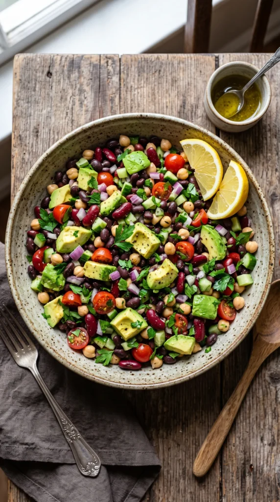 Avocado Three-Bean Salad