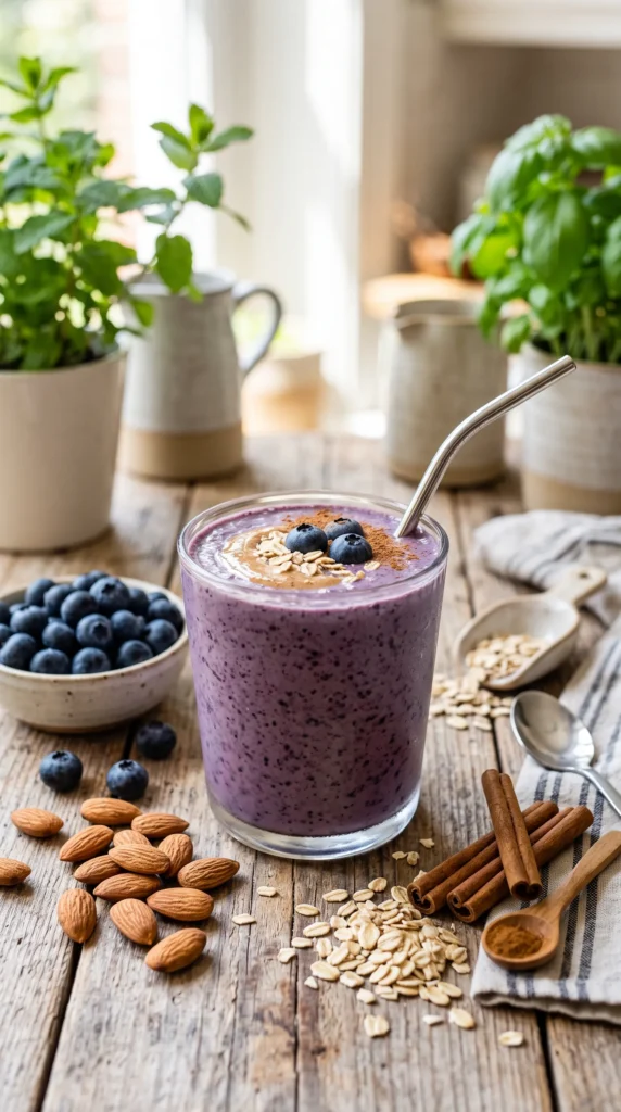 Blueberry Almond Smoothie