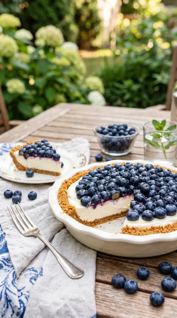 Blueberry Cream Cheese Pie