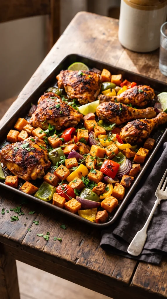 Cajun Chicken with Sweet Potatoes