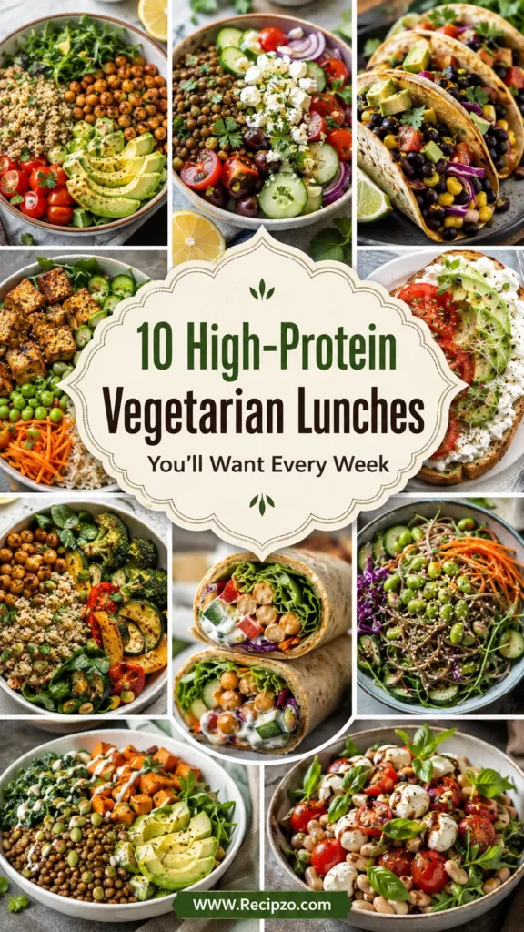 High-Protein Vegetarian Lunches You'll Want Every Week
