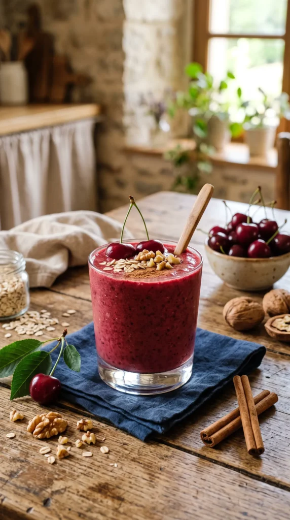Cherry Walnut Smoothie