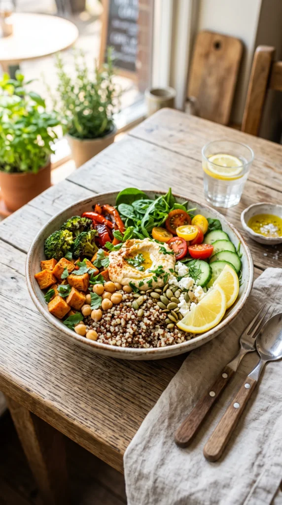 Chickpea and Quinoa Power Bowl