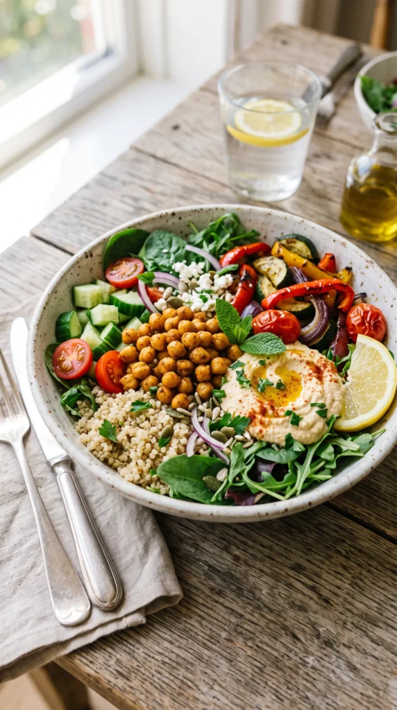 Chickpea and Vegetable Bowl