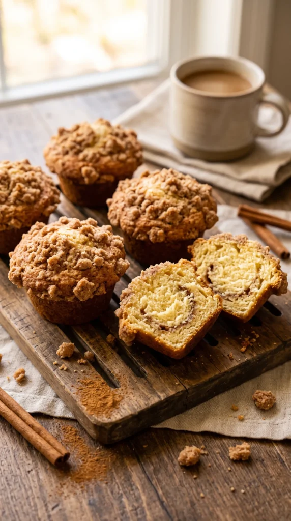 Cinnamon Streusel Muffins