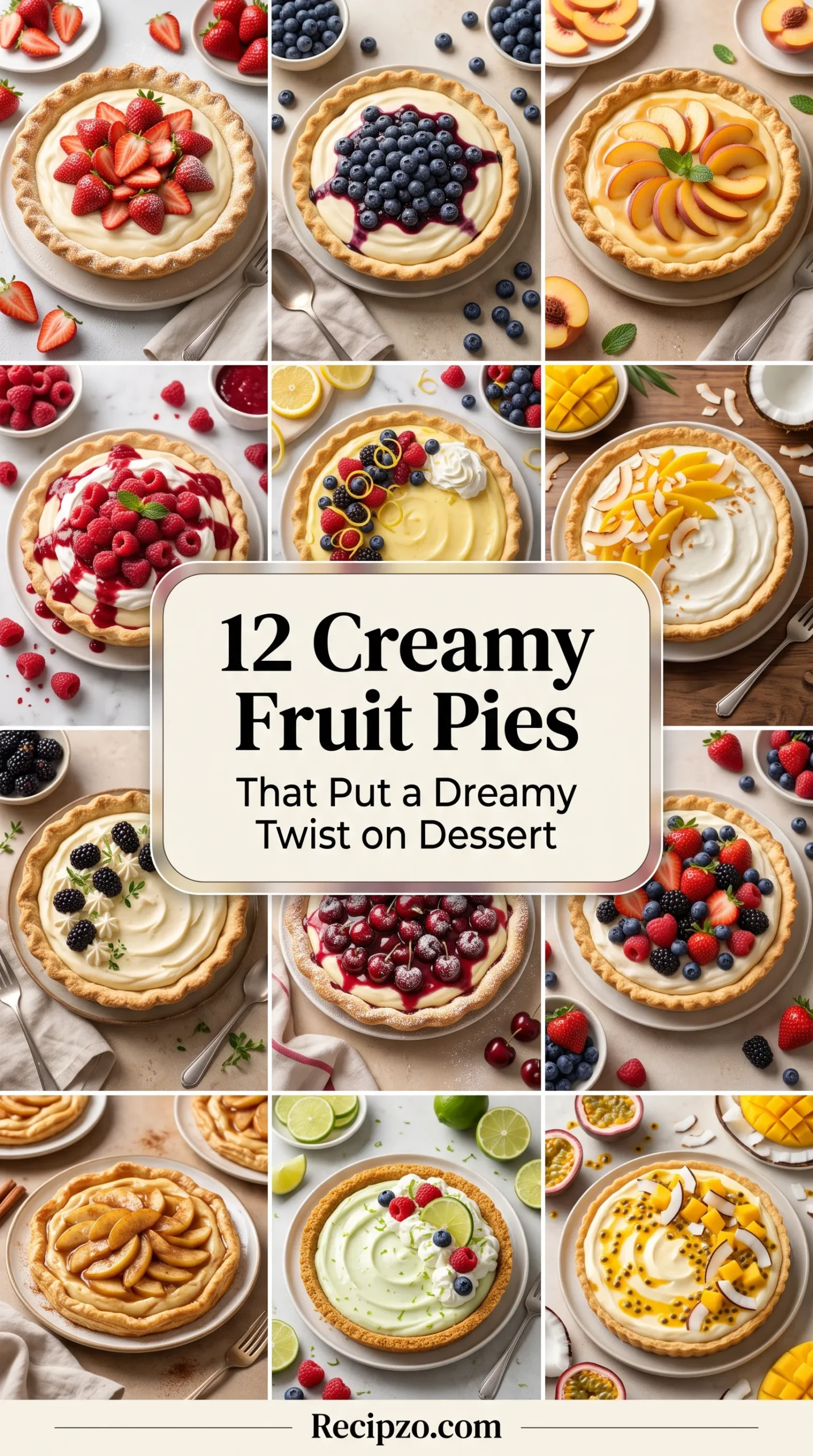 Creamy Fruit Pies That Put a Dreamy Twist on Dessert