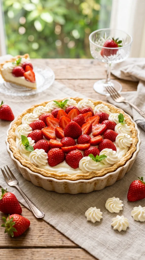 Creamy Strawberry Pie