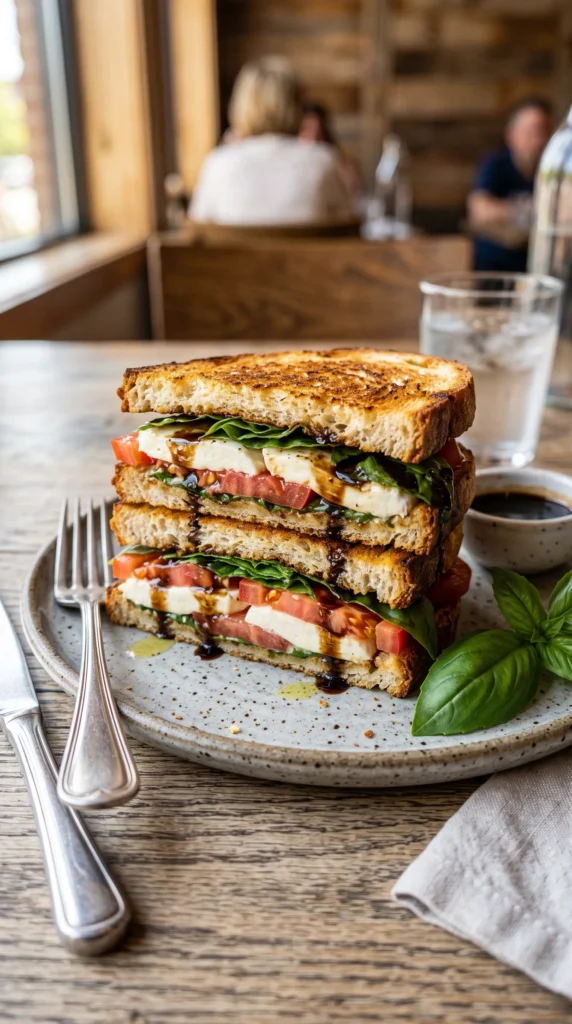 Crispy Caprese Sandwich