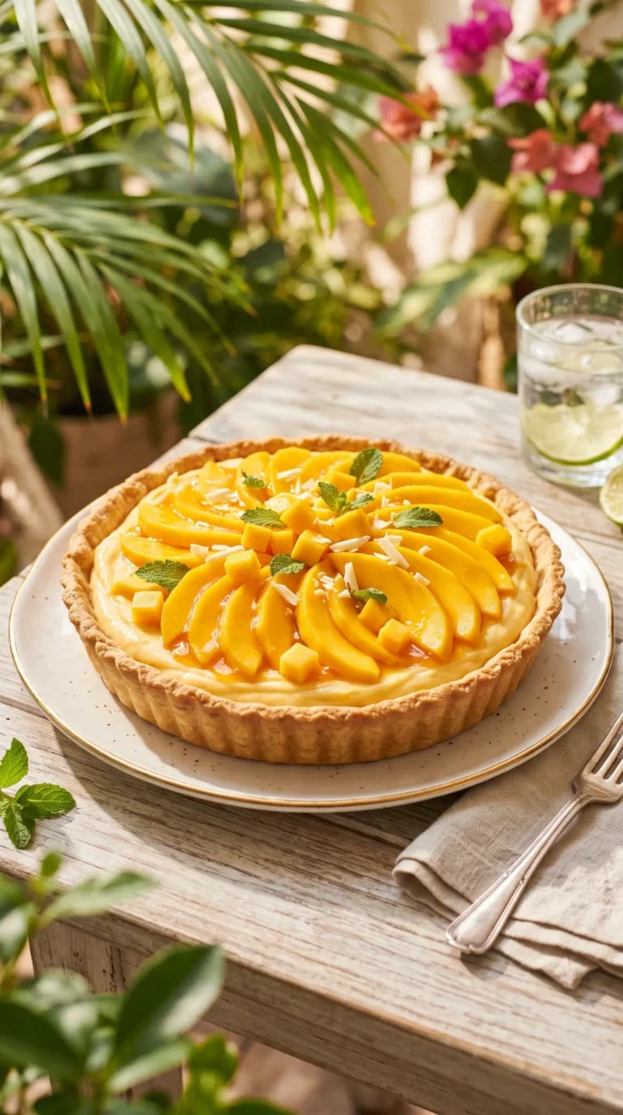 Dreamy Mango Cream Pie