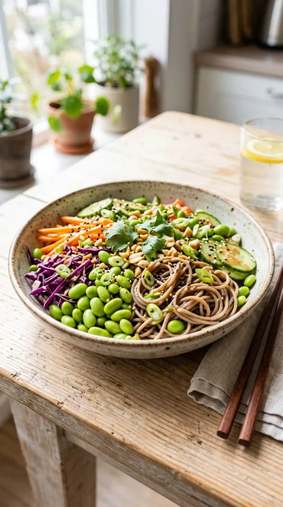 Edamame and Soba Noodle Salad