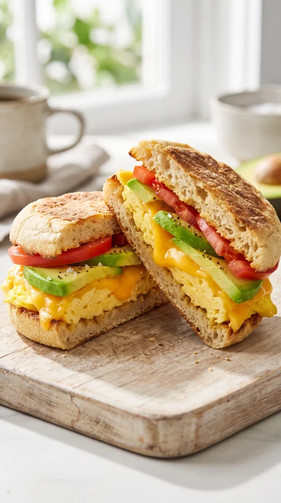 Egg & Avocado Breakfast Sandwich