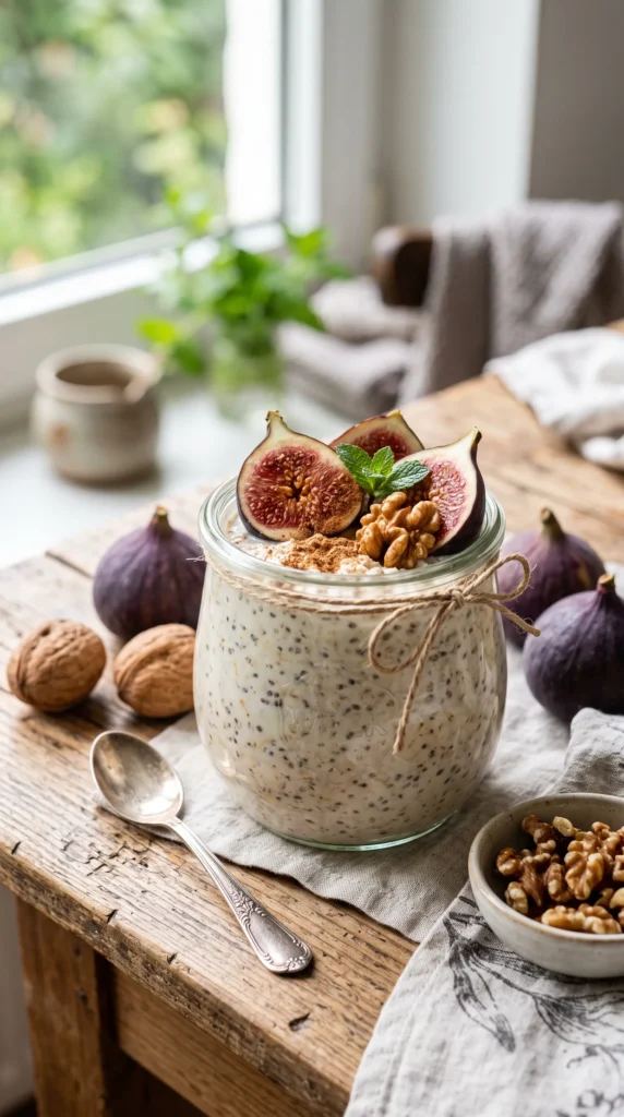 Fig and Walnut Overnight Oats
