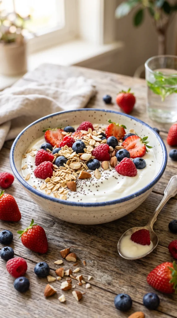 Greek Yogurt Berry Bowl