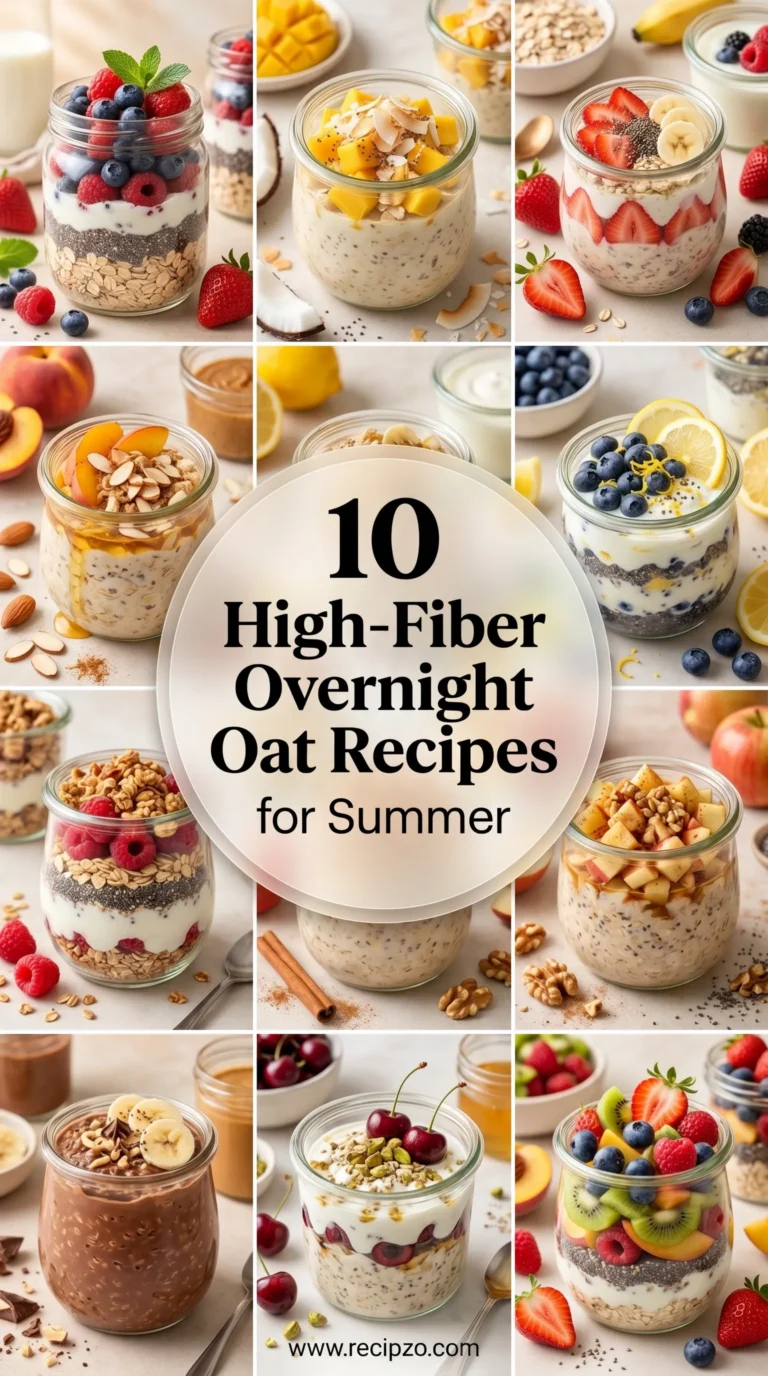 High-Fiber Overnight Oat Recipes for Summer