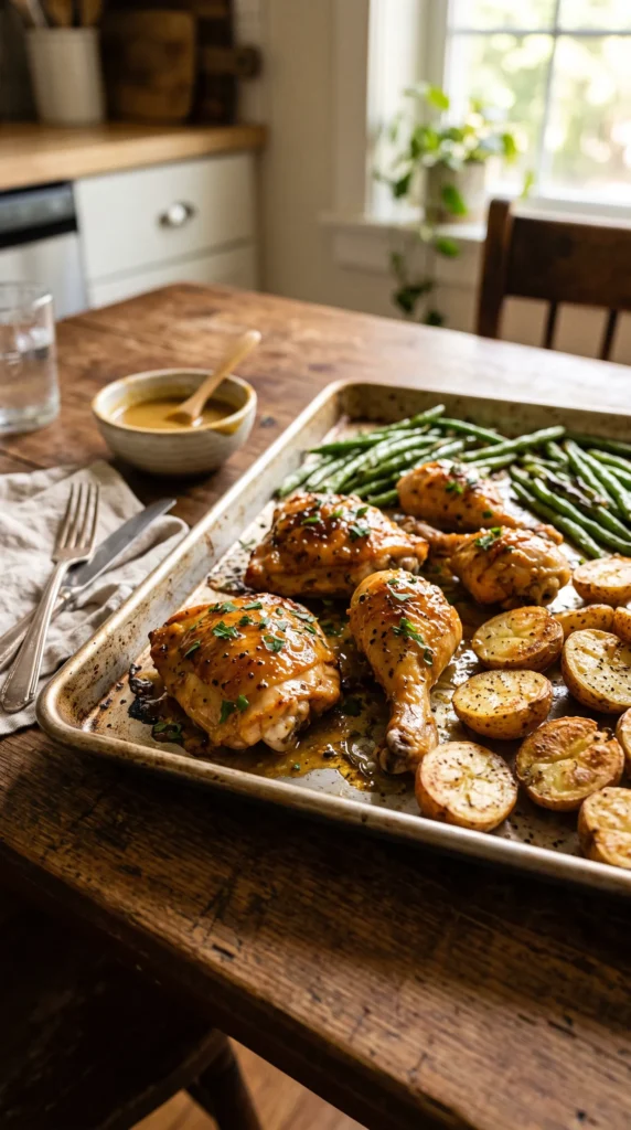 Honey Mustard Chicken and Potatoes