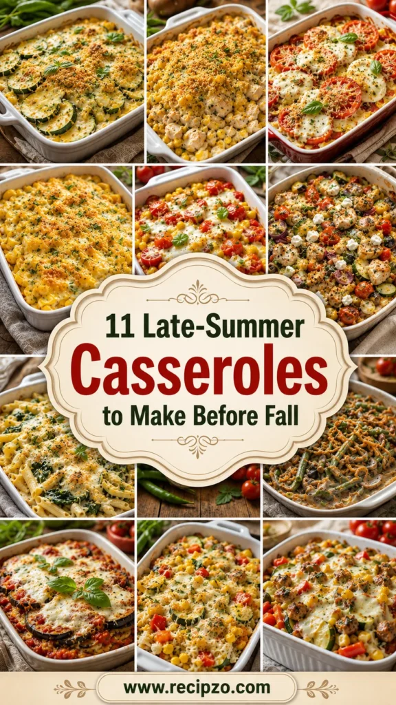 Late-Summer Casseroles to Make Before Fall