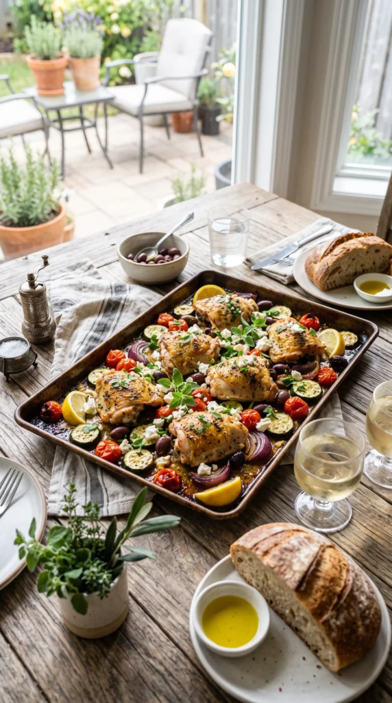 Mediterranean Chicken and Vegetables