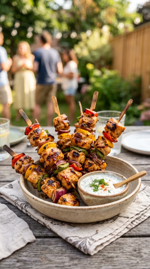 Mini Chicken Skewers