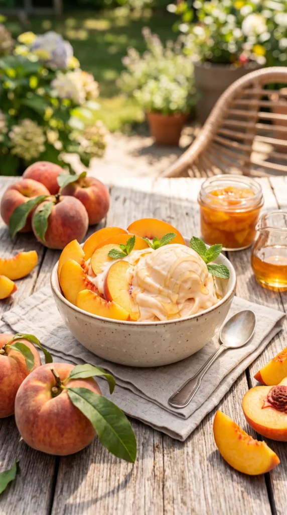 Peach Frozen Yogurt