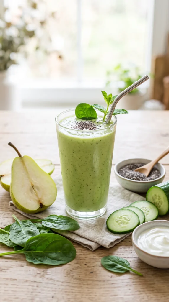 Pear Spinach Smoothie