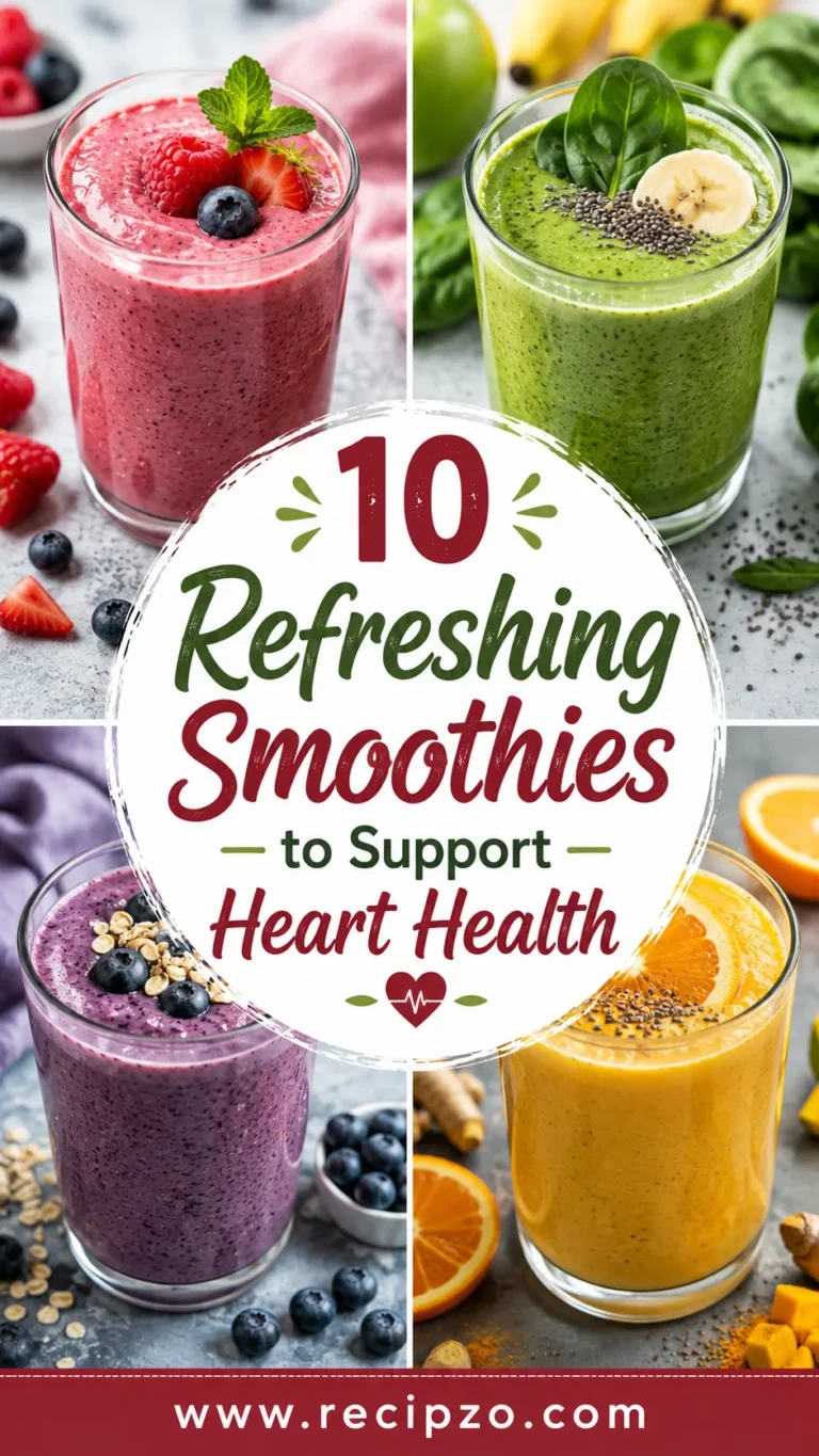 Refreshing Smoothies to Support Heart Health