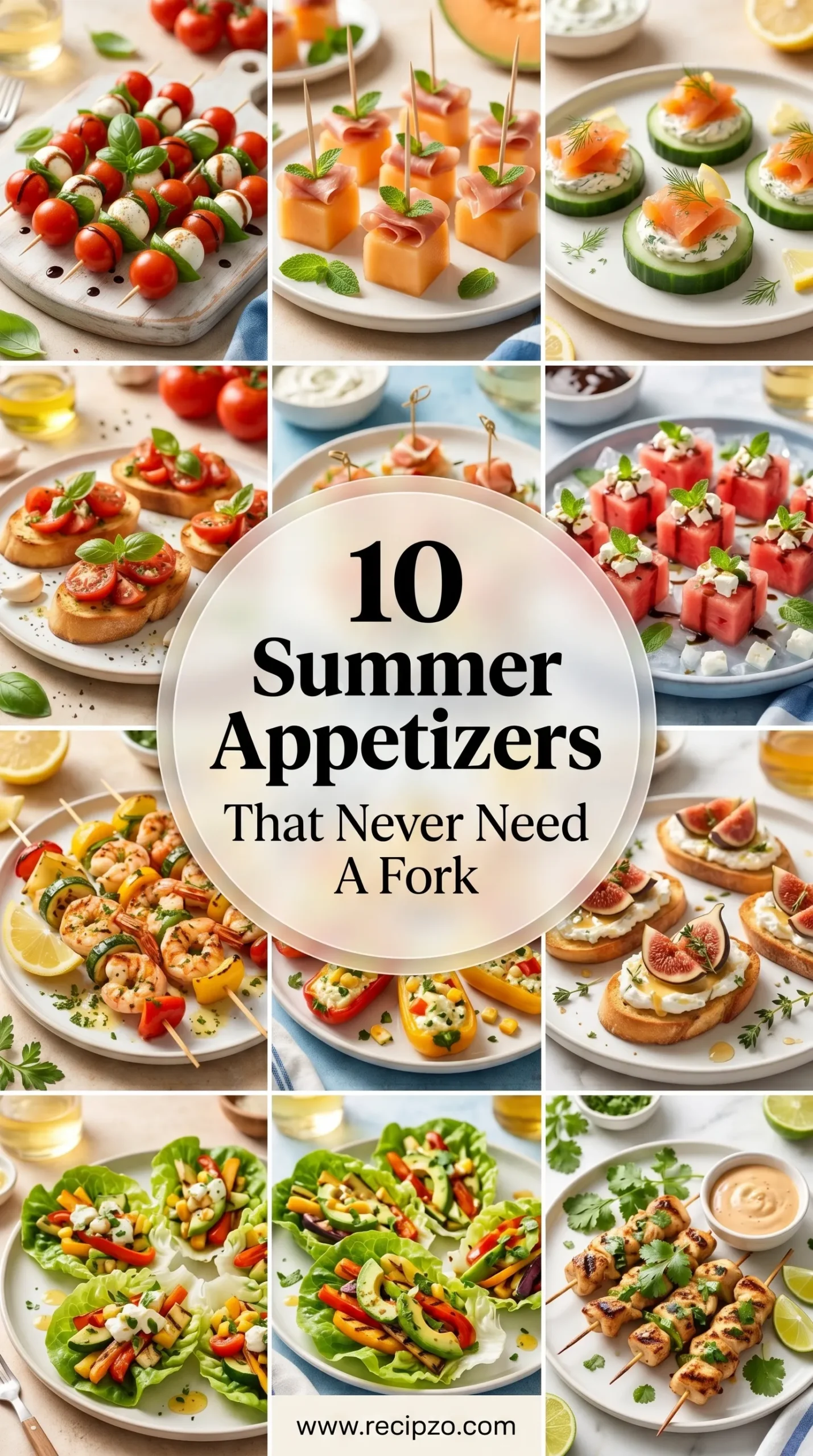 Summer Appetizers That Never Need a Fork