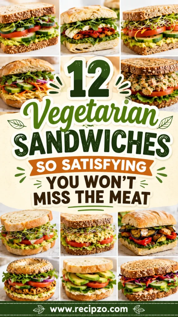 Vegetarian Sandwiches So Satisfying You Won’t Miss the Meat