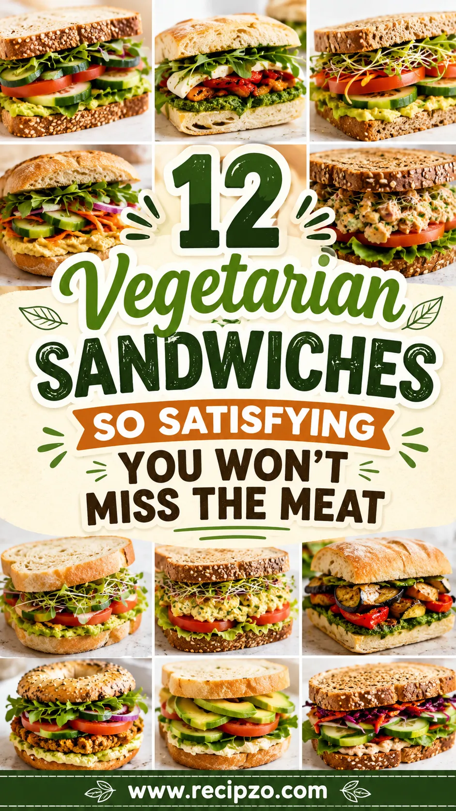 Vegetarian Sandwiches So Satisfying You Won’t Miss the Meat