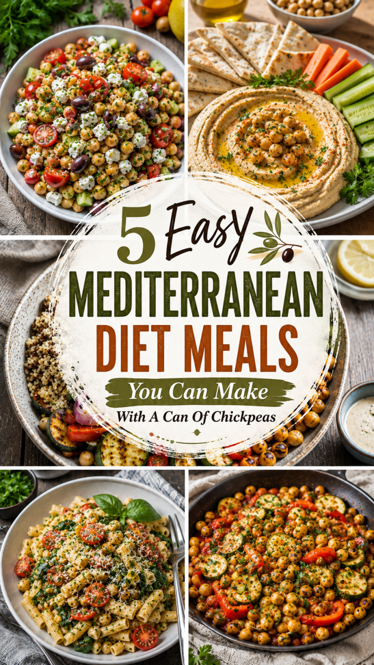 5 Easy Mediterranean Diet Meals
