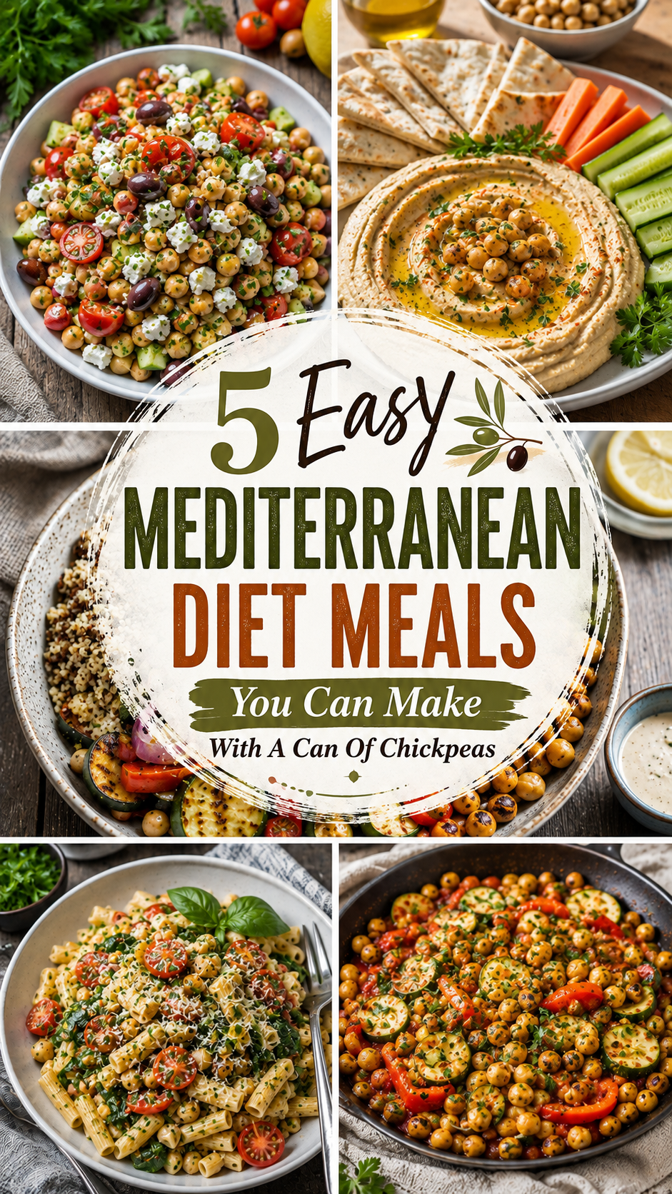5 Easy Mediterranean Diet Meals