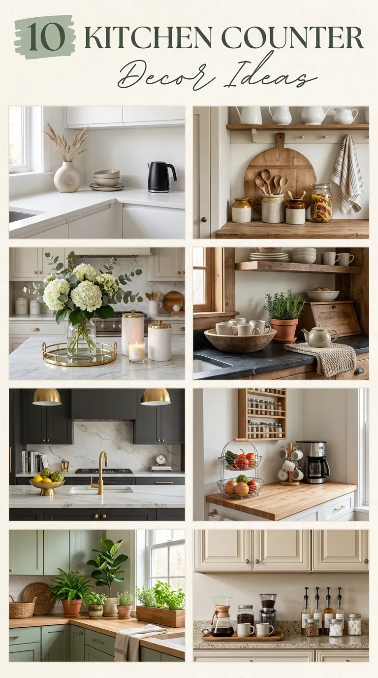 10 Kitchen Counter Decor Ideas